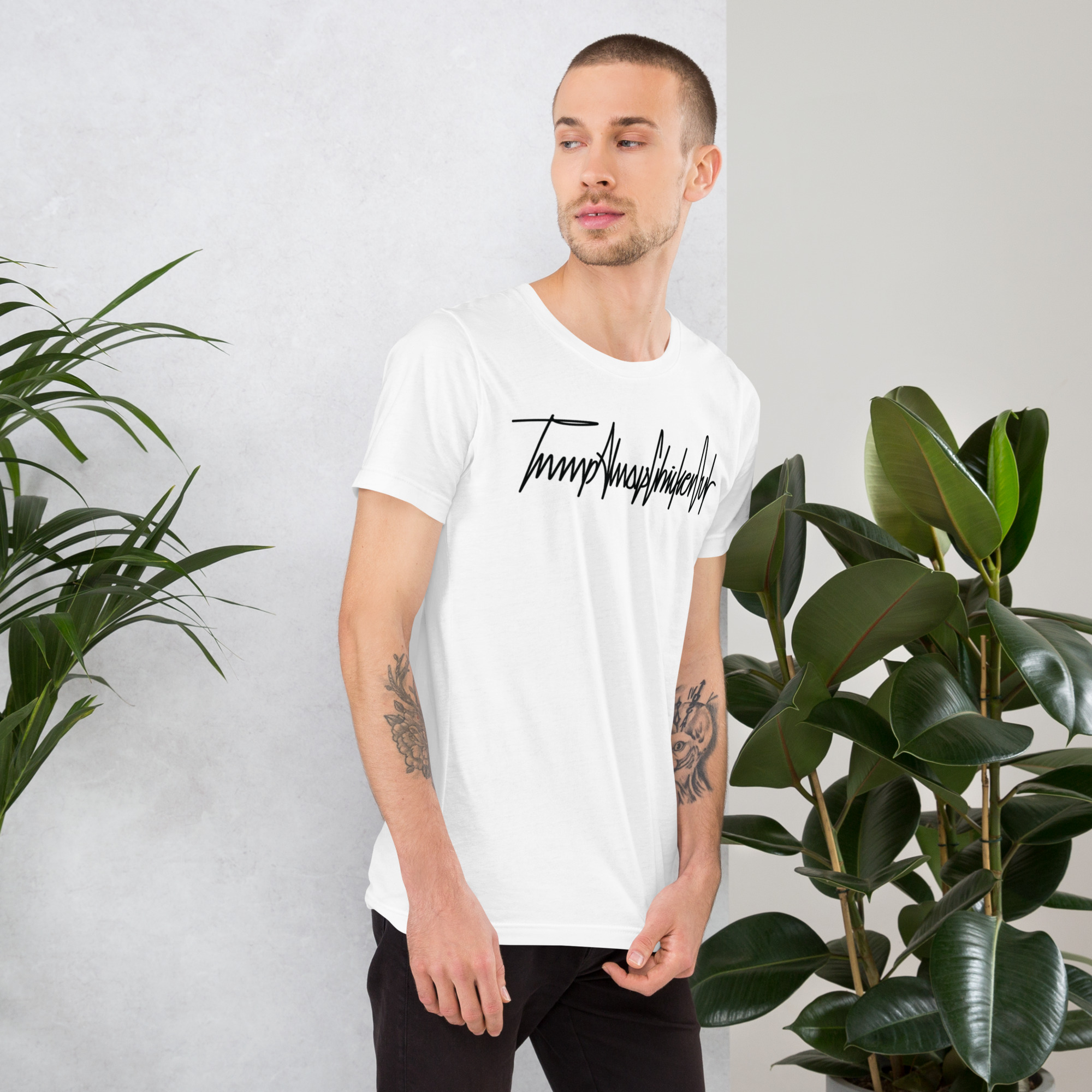 Trump Always Chickens Out – Signature T-Shirt - Image 8